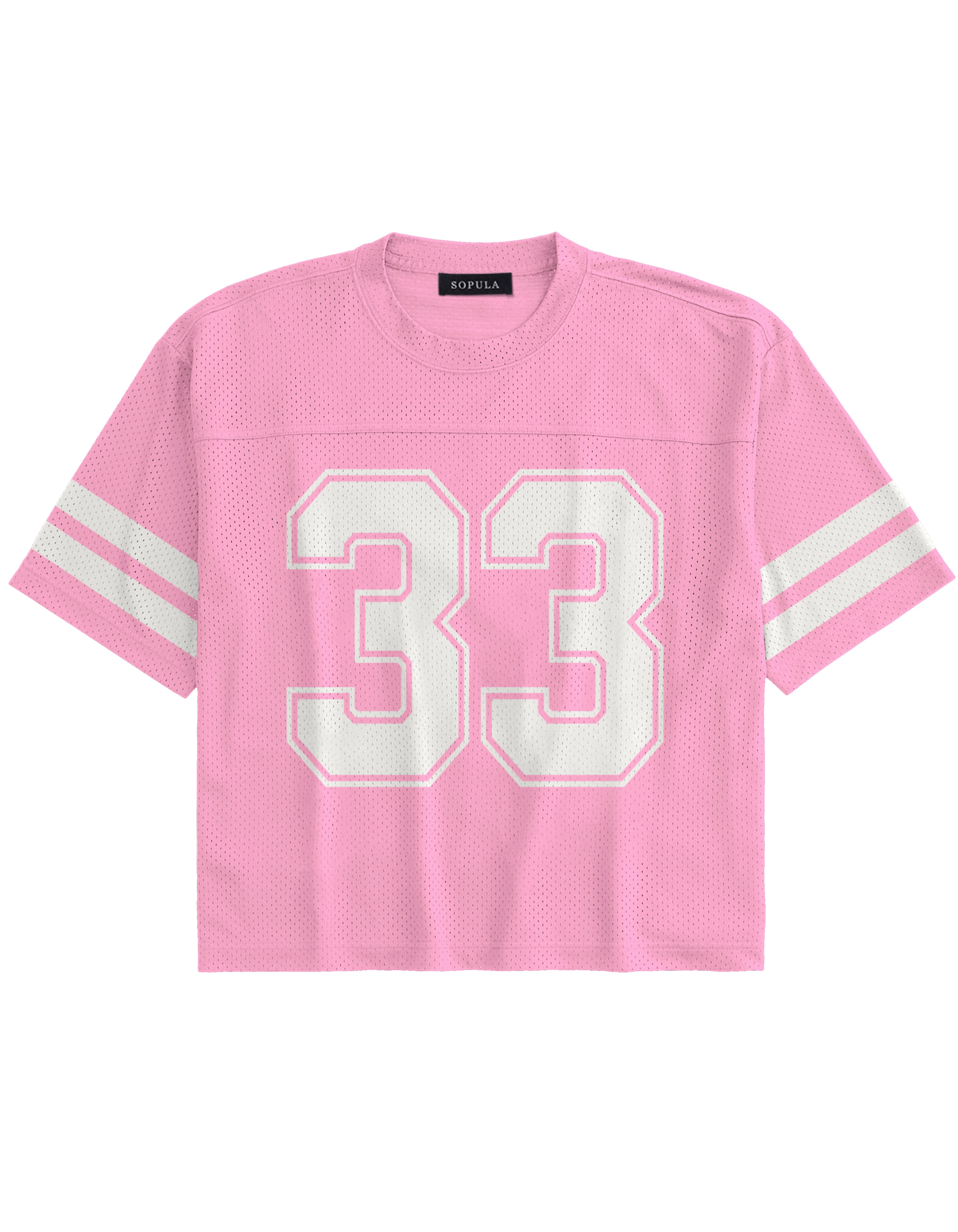 Dunk Pink And White Valentine's Day Limited Edition No. 33 Oversized Mesh Jersey