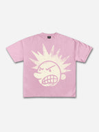 Casual The Brain Explodes Print Short Sleeve T-shirt
