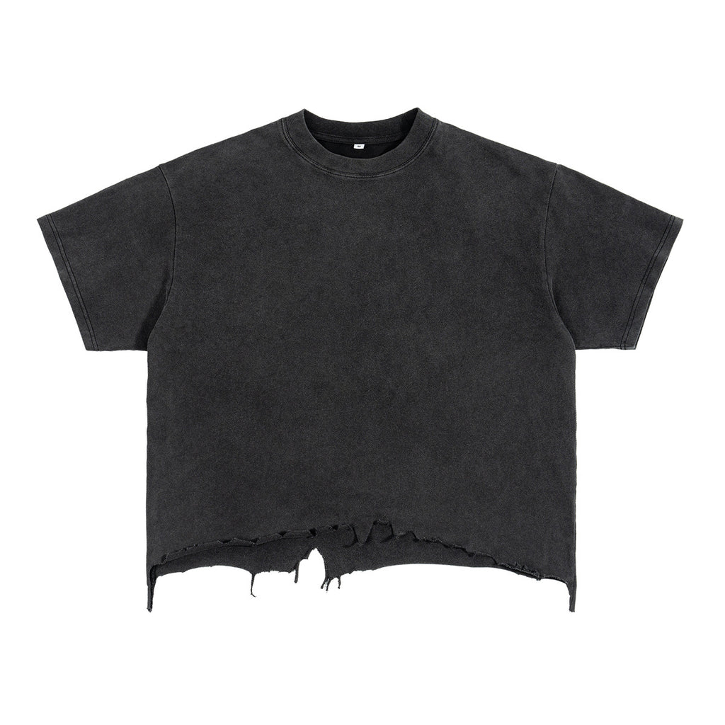 Unisex Distressed Ripped T-shirt
