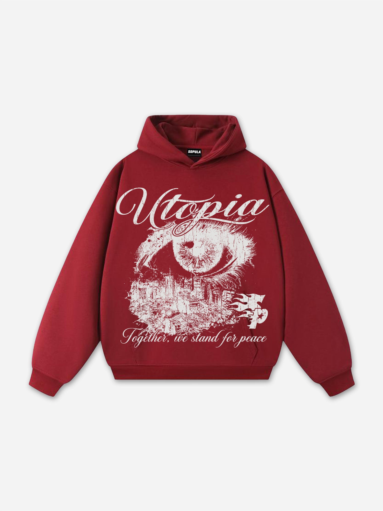 Utopia Vintage Graphic Hoodie