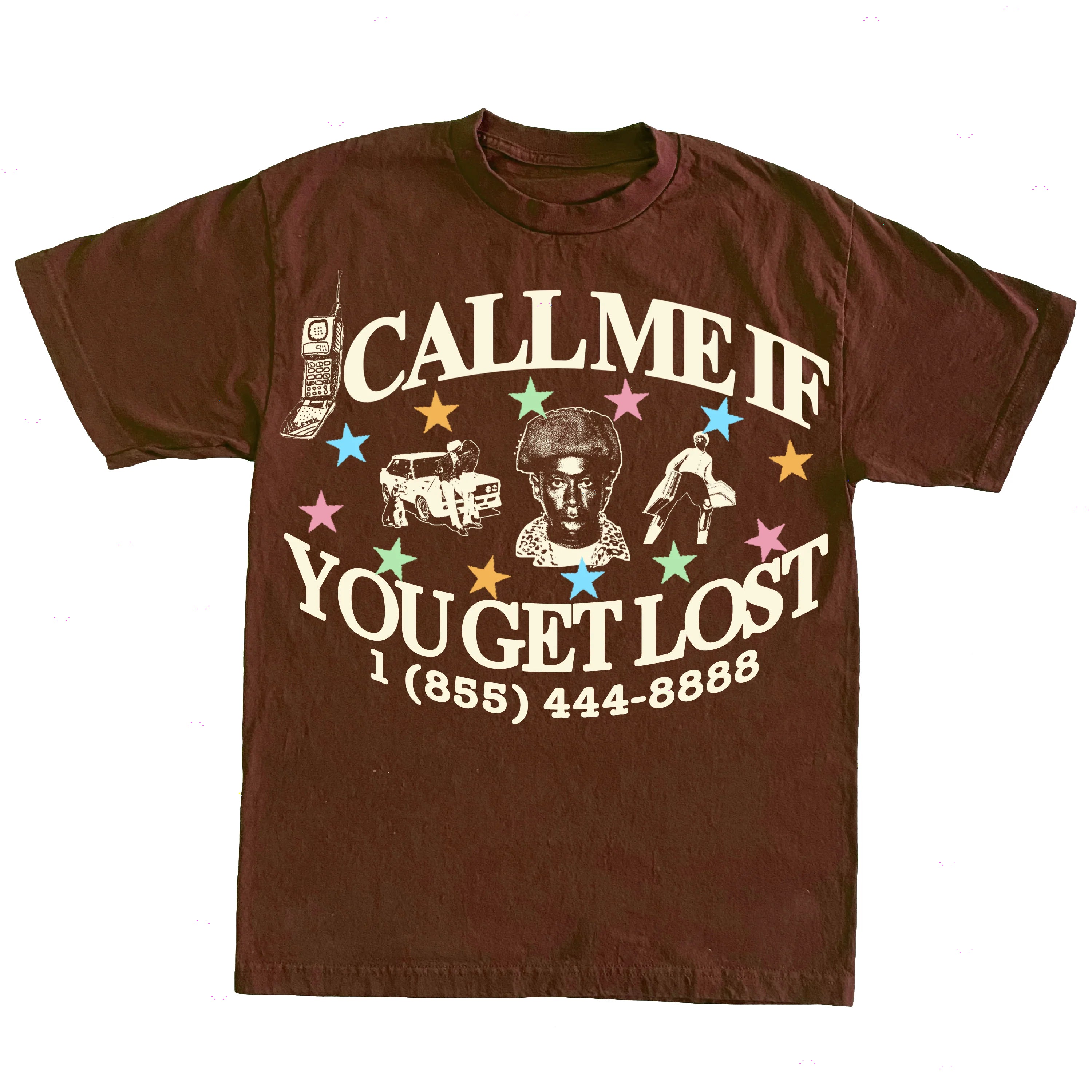 Call me If You Get Lost Cotton Graphic T-Shirt