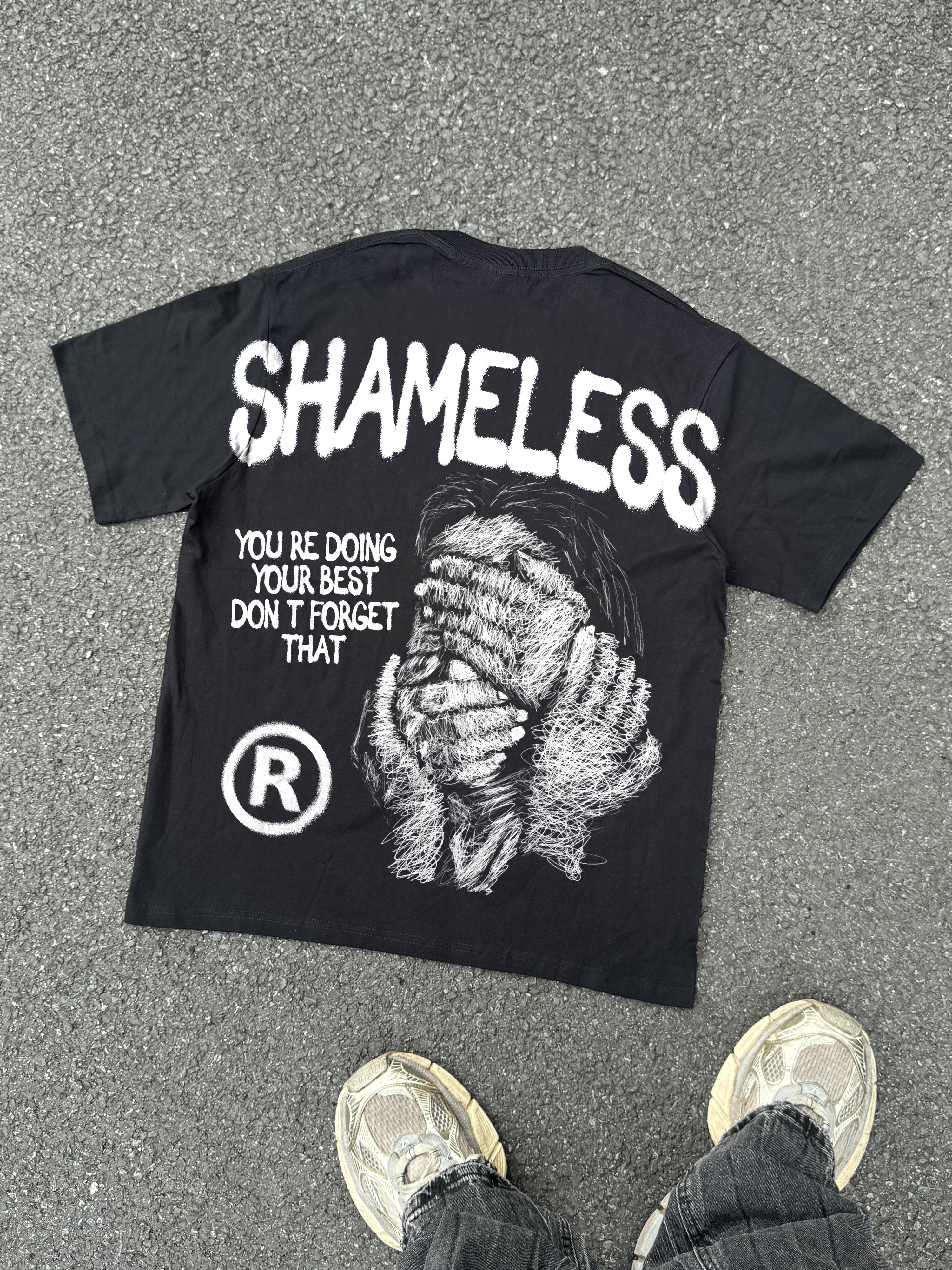 Shameless Mental Health Abstract Figures Graphic Cotton T-shirt