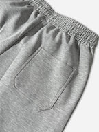Retro High Street Scimitar Stitching Wide Leg Sports Pants