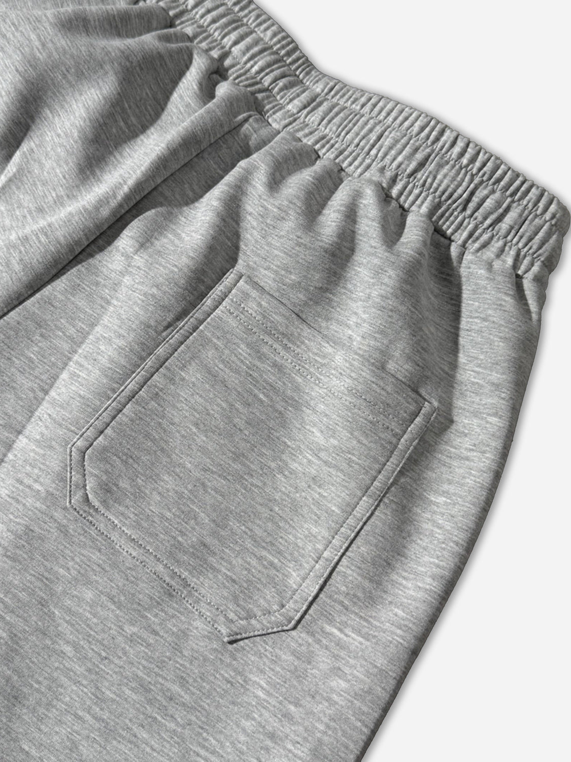 Retro High Street Scimitar Stitching Wide Leg Sports Pants