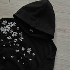 Japanese Style Cherry Blossom Embroidered Hoodies