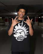 Casual The Brain Explodes Print Short Sleeve T-shirt