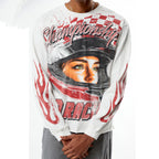 99 Racing Cropped Long Sleeve T-shirt