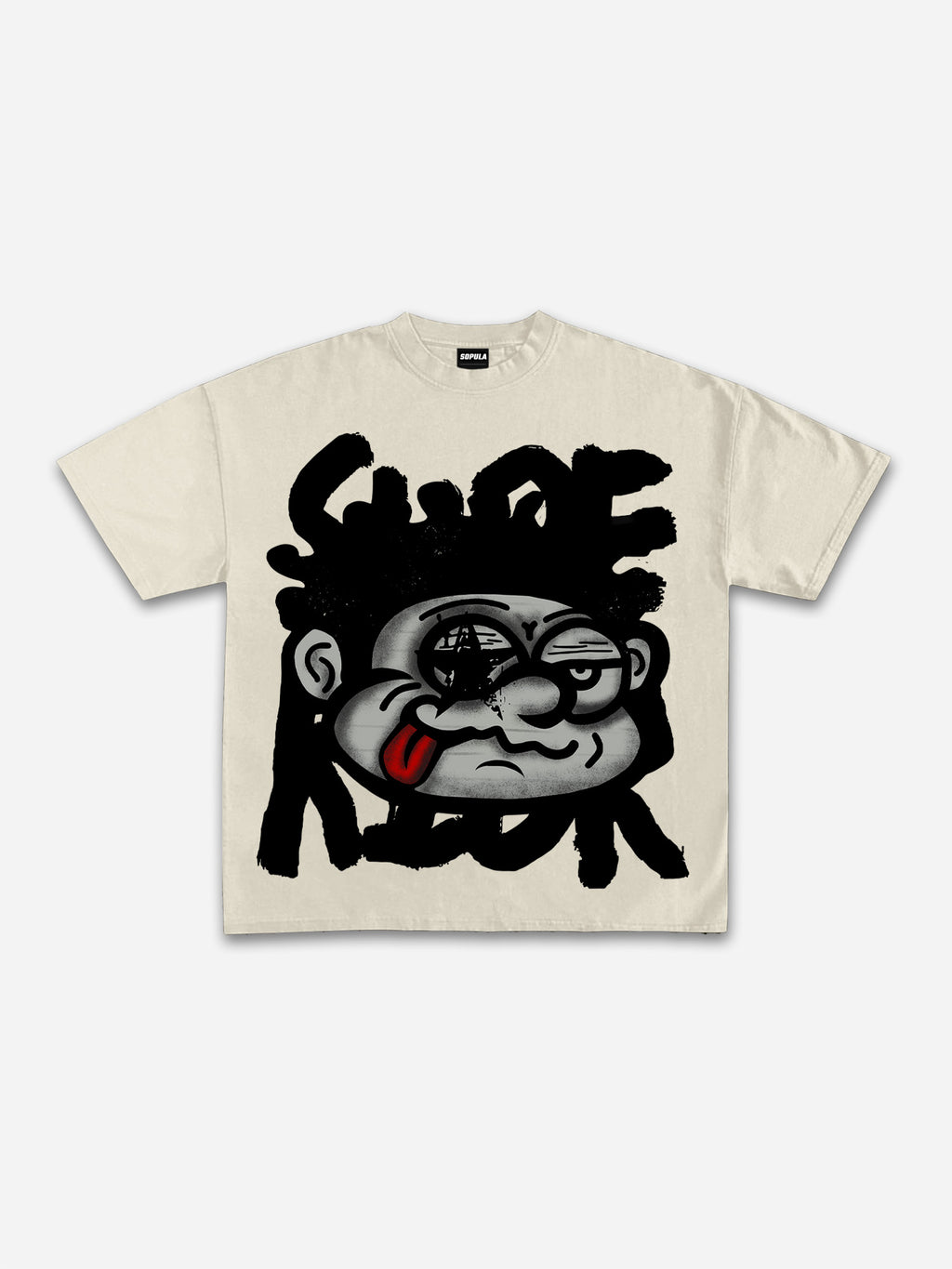 Vintage Big Face Graphic T-Shirt