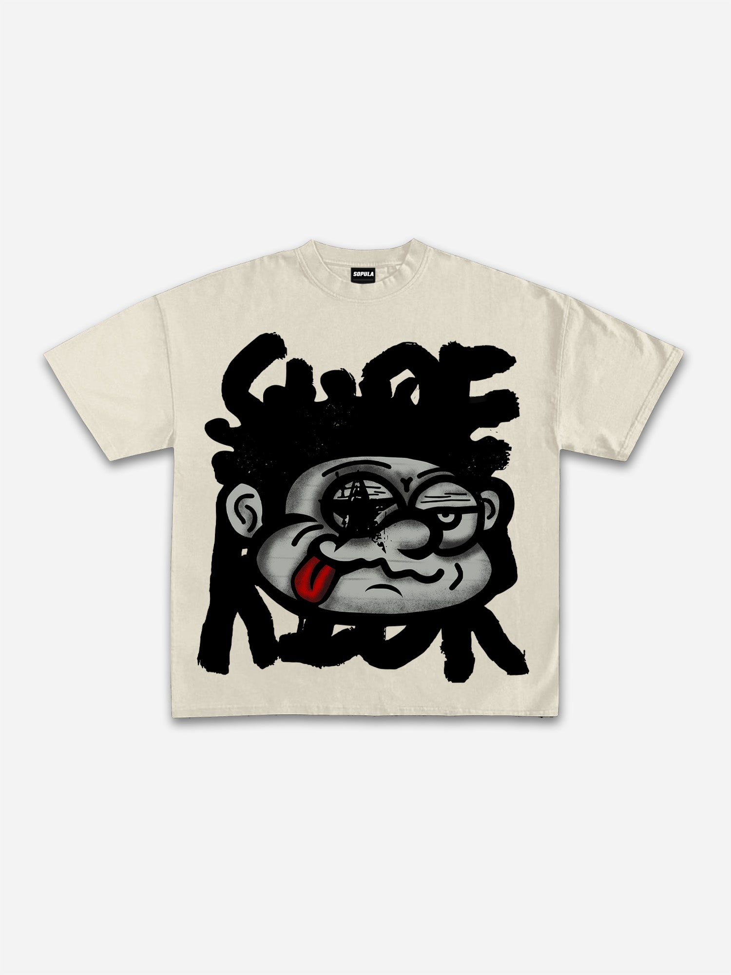 Vintage Big Face Graphic T-Shirt