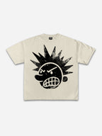 Casual The Brain Explodes Print Short Sleeve T-shirt
