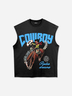 Cowboy Rodeo Dreams Graphic Print Tank Top