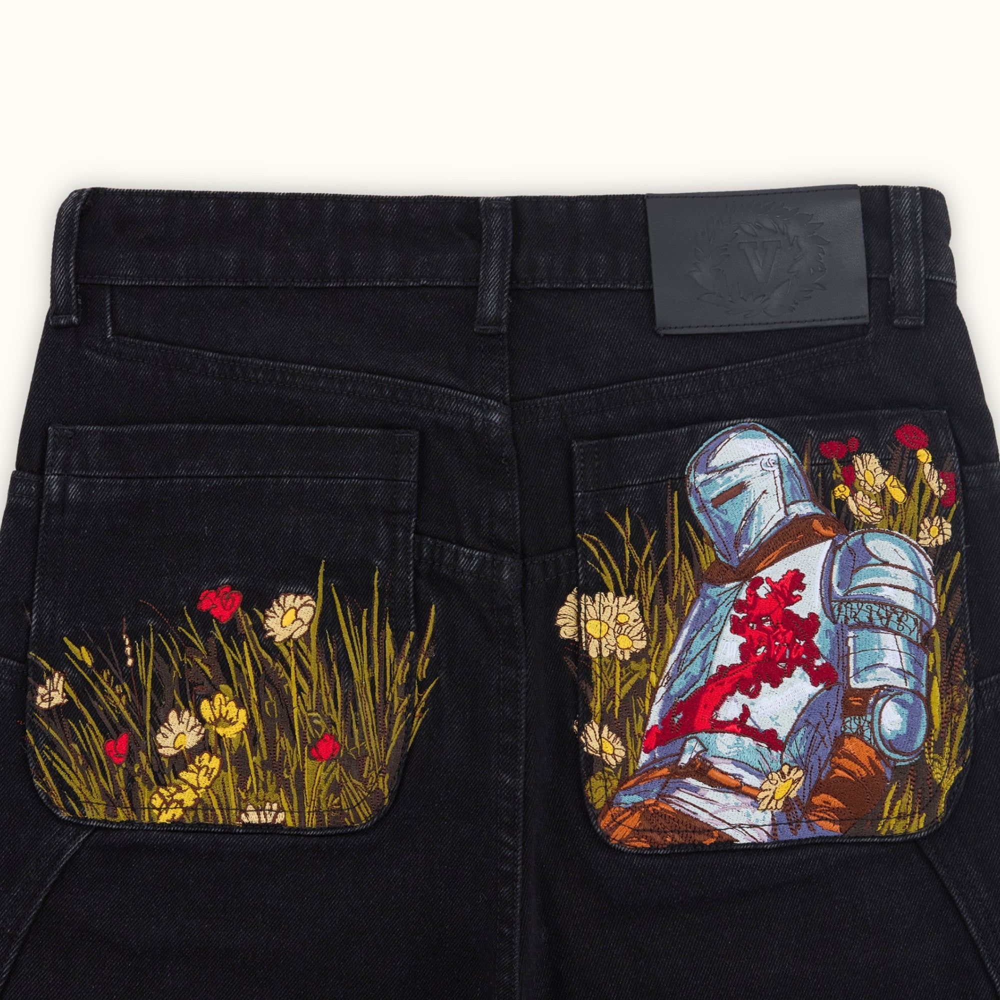 Men's Retro Fallen Knight Baggy Jeans