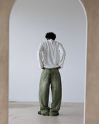 Relaxed Matcha Denim Jeans