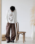 Relaxed Matcha Denim Jeans