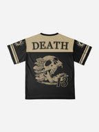 Death In Cloak Tarot Card Mesh Jersey
