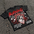 Dissection Of The Dark Burning Heart Graphic T-shirt