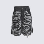 Men's Y2k Hip Hop Style Ripped Denim Shorts